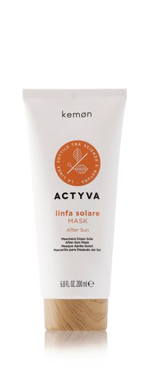 Kemon Маска для волос после пребывания на солнце Actyva Linfa Solare Mask Velian, 200 мл