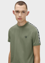 Футболка FRED PERRY Contrast Tape Ringer T-Shirt