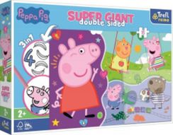 Puzzle "15 GIANT" - Meet Happy Peppa Pig / Peppa Pig_FSC Mix 70%