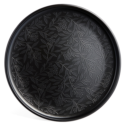 НАБОР ТАРЕЛОК ОБЕДЕННЫХ BRONCO "CHOICE BLACK" 26,5 СМ 4ШТ