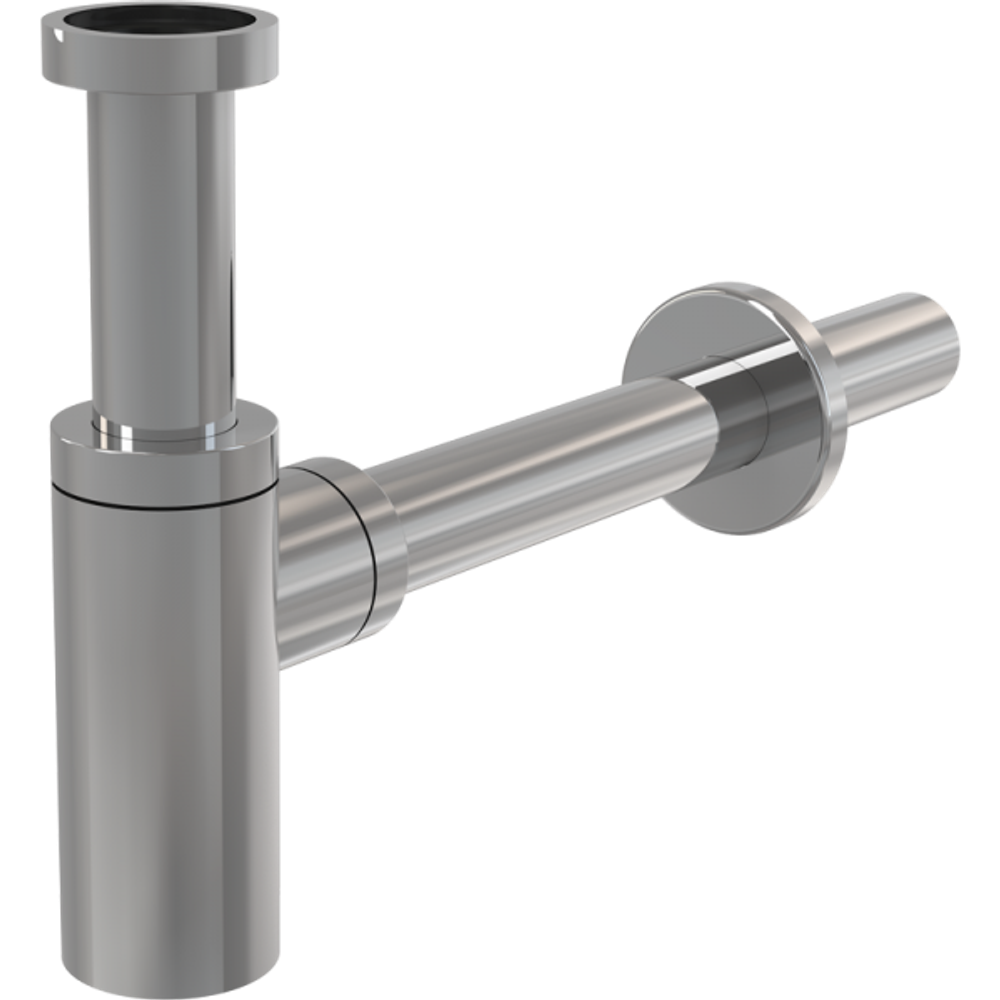 A400 Сифон для умывальника 32 DESIGN, цельнометаллический, круглый