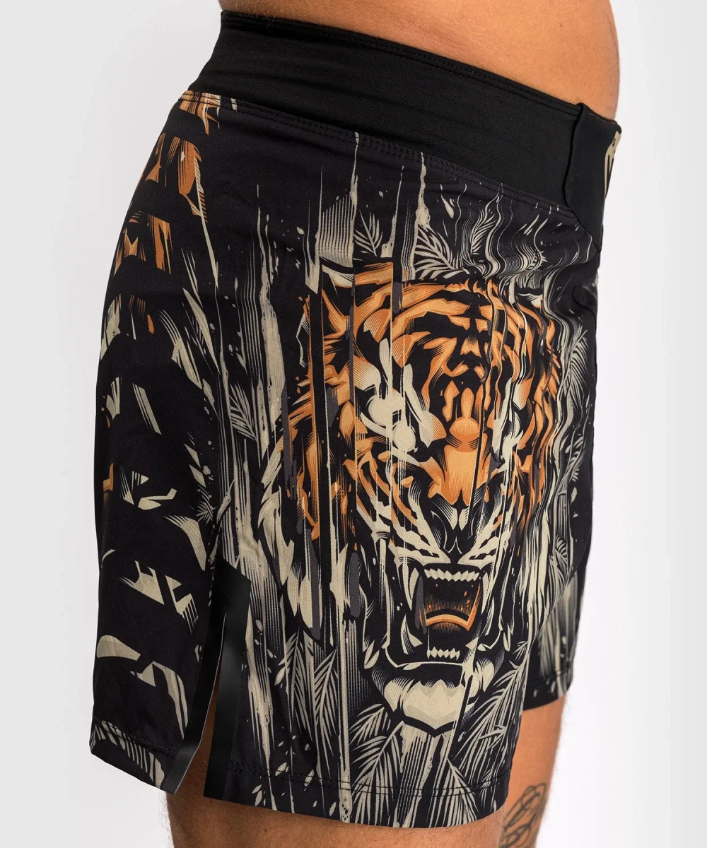 шорты Venum Tiger Black/Neon Orange