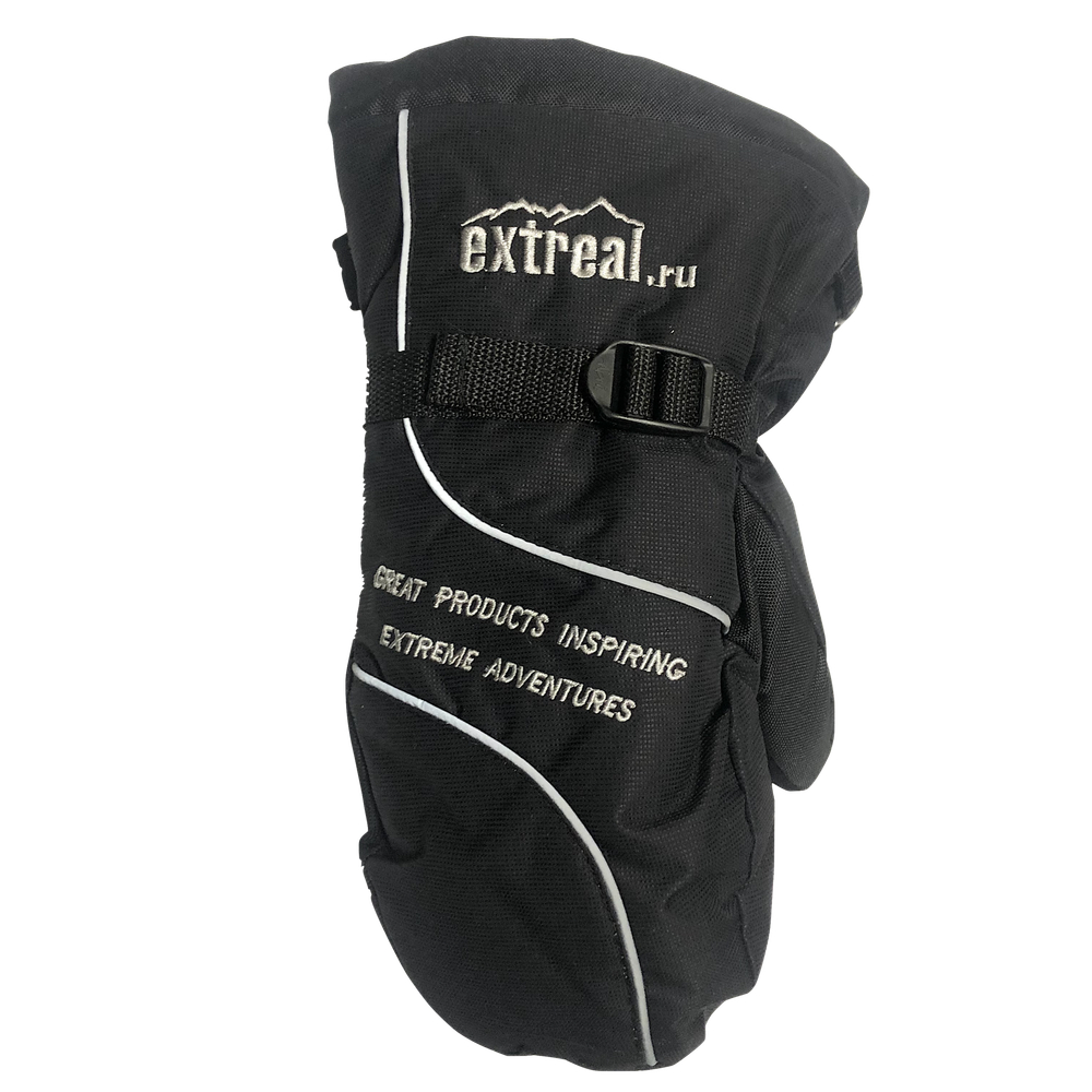 Варежки Extreal Ангара Мембрана Breathable XL Чёрный/Чёрный  Уселитель крек/оскфорд 600