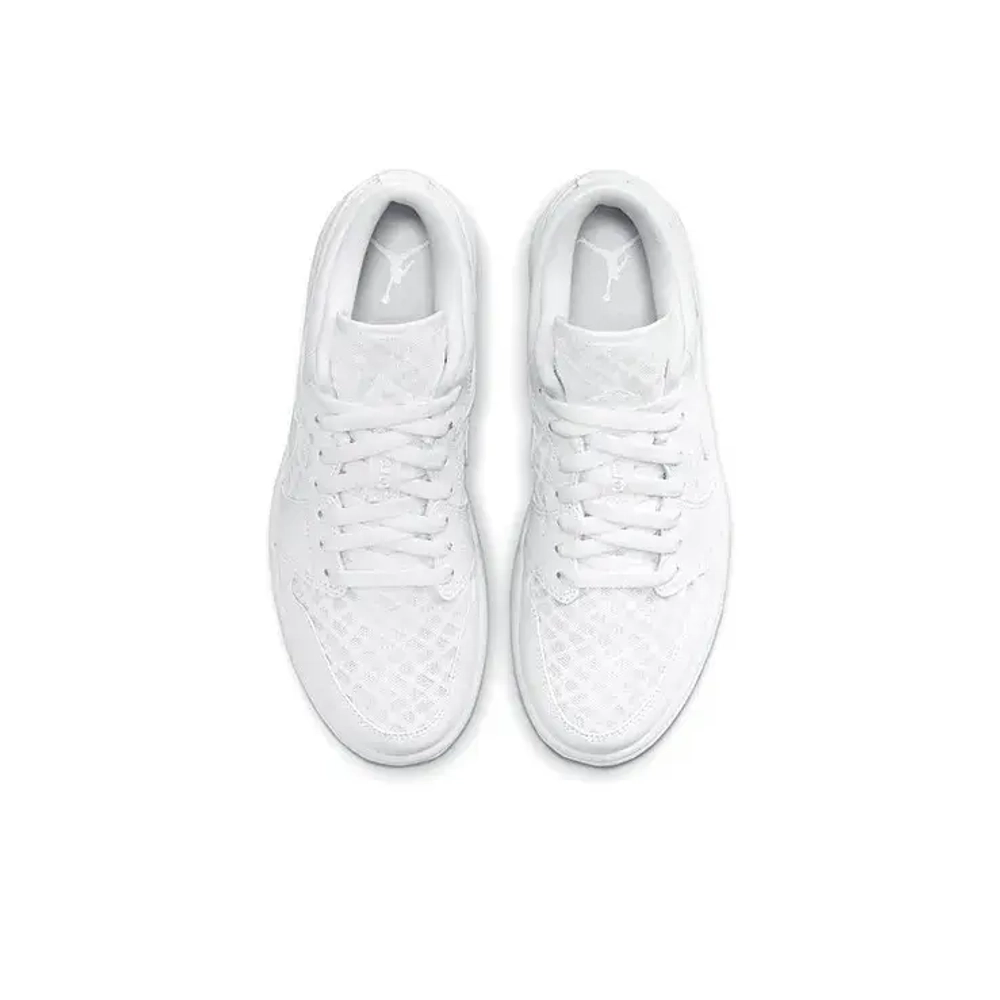 Женские кроссовки Air Jordan 1 Low Breathe 'Triple White' DC9508-100