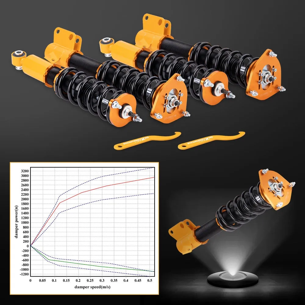 Full Assembly Coilovers подходит для автомобиля Subaru Outback 2000 01 02 03 04 Adjustable Height lowering kit