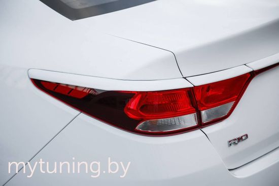 Реснички на фонари задние для Kia Rio IV