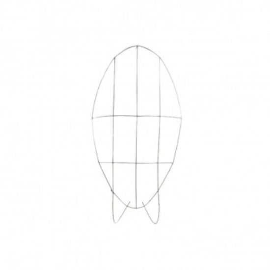 Ритуальный каркас-овал БОЛЬШОЙ (1630 *760)