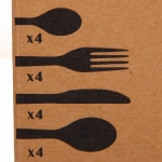 Набор столовых приборов «SANLI» 16шт (4ножа, 4вилки, 4ст.ложки, 4ч.ложки), цвет серебро, прямой