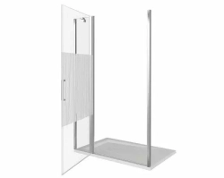 Душевая дверь в нишу Bas Pandora WTW-140-T-CH 140*185 без поддона
