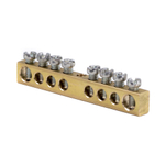 Шина латунная на 8 отв(2х6мм, 6х4мм)