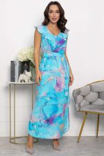 Платье Хатиса (бирюзовое) П14074-4М LT Collection