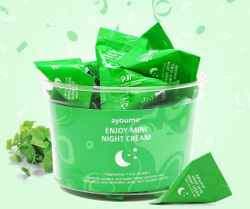 Крем для лица ночной AYOUME ENJOY MINI NIGHT CREAM 3гр (1шт)