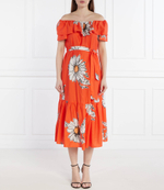 Платье с ремешком Desigual - оранжевый(24SWVW02)