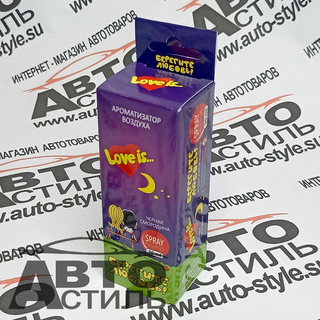 Ароматизатор спрей-картон Contra  30мл Love is  (черная смородина)