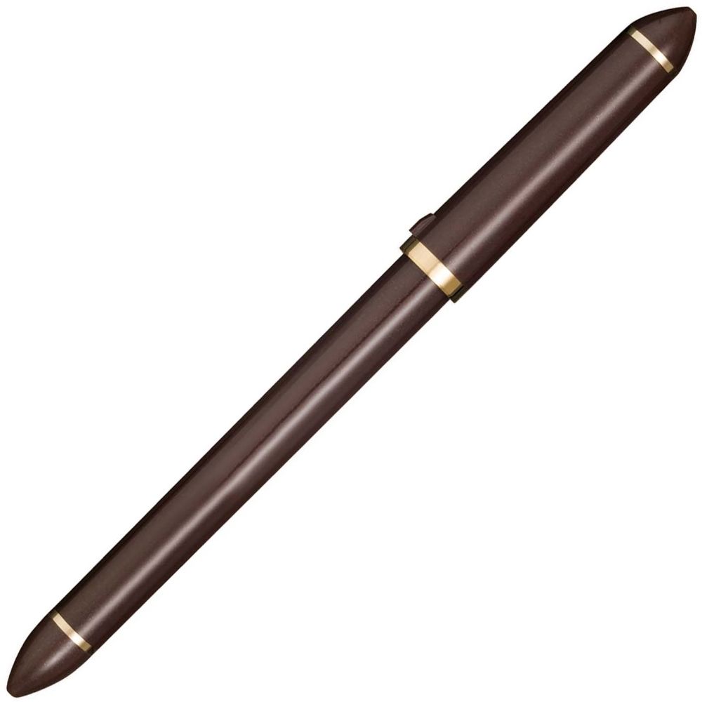 Ручка перьевая Sailor Fude De Mannen Pearl Brown GT Calligraphy Steel Nib 40° (12-0150-080) 2
