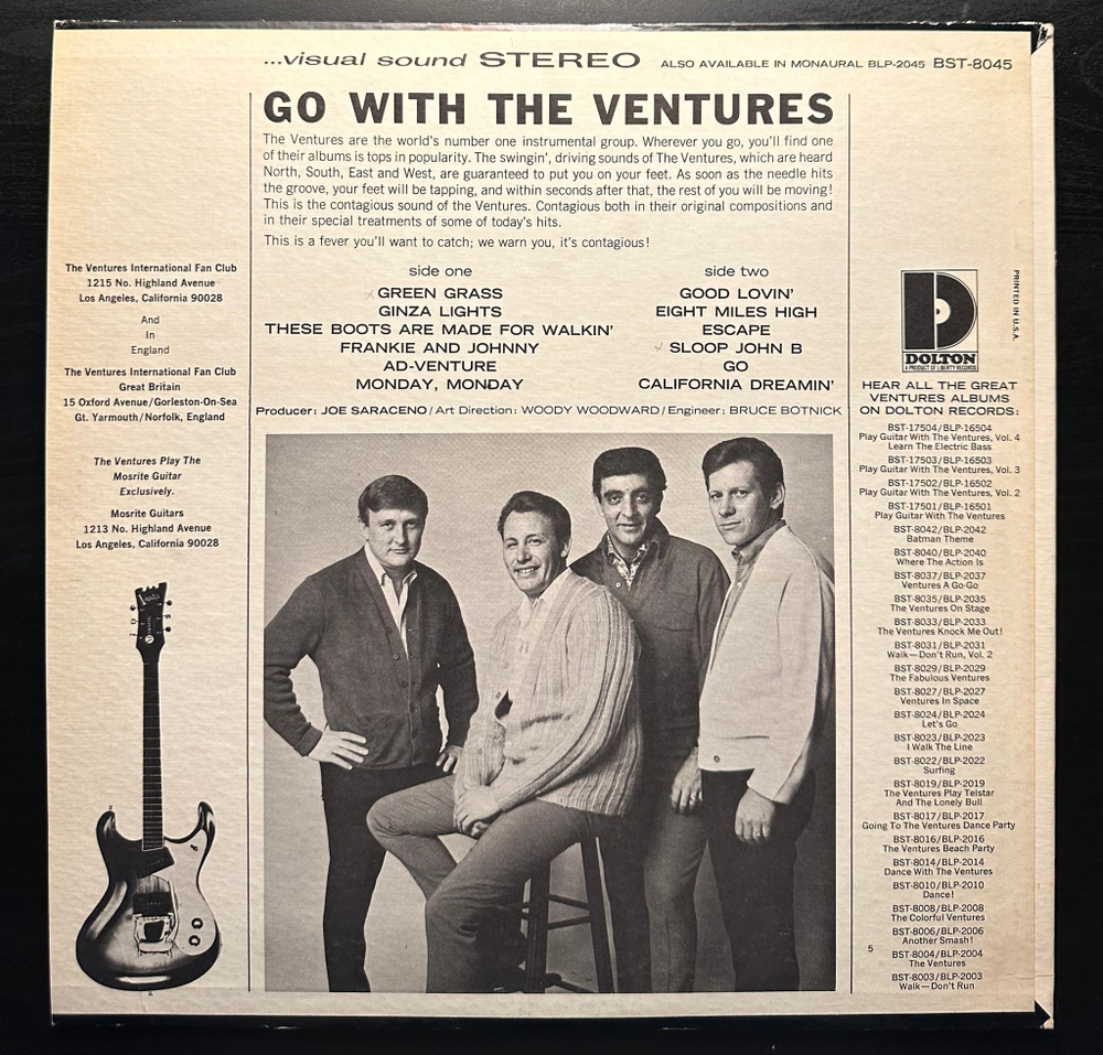 The Ventures - Go With The Ventures (США 1966г.)