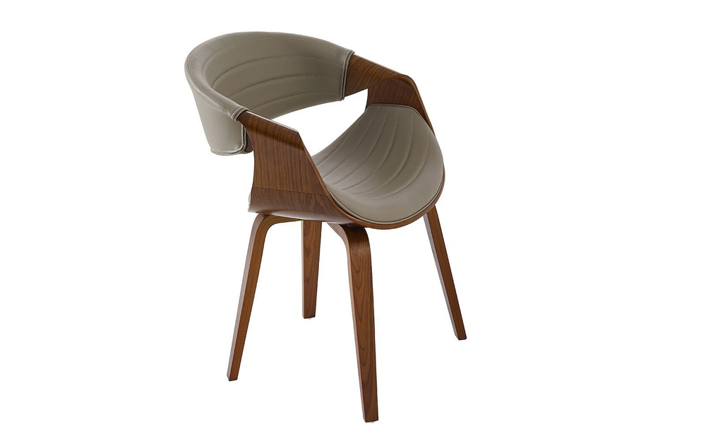 Стул JY1829-7s серый PU#047/орех