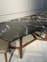 Стол обеденный Ist Casa Верона, 200х100х76 см, коричневый мрамор