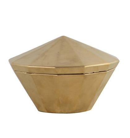 Ваза CAIROВаза с крышкой Fancy 21x13 Золото