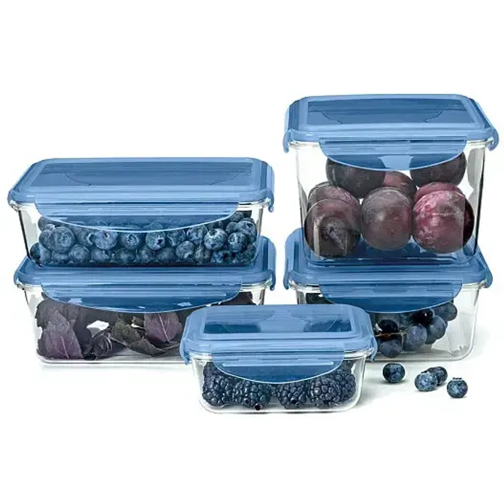 Контейнер для продуктов 1,15л круглый «BRILLIANT» синий