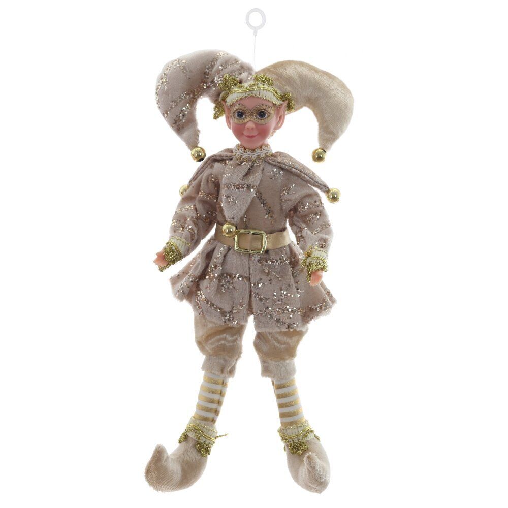 GAEM Игрушка набивная подвесная "Эльф", L13 W5 H26 см, 2в.