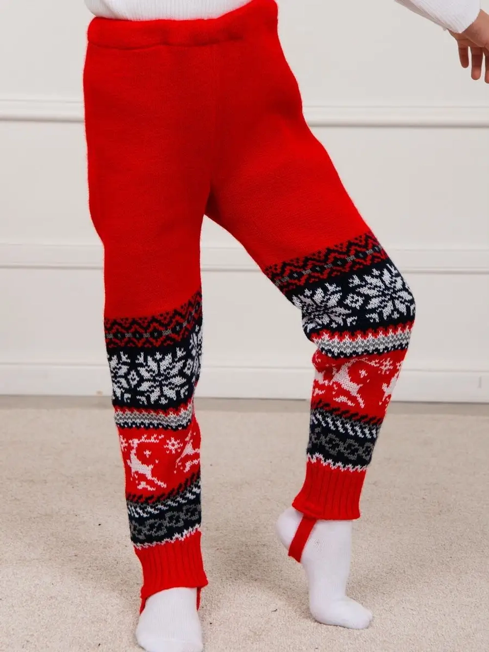 Рейтузы вязаные с орнаментом