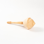 Деревянная погремушка из дерева сибирский кедр с наполнителем из пшена 0+ WT7