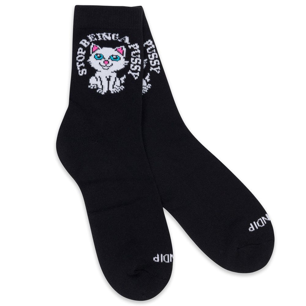 Носки Ripndip Stop Being A Pussy Mid Socks (Black)