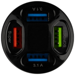 Автомобильное зарядное устройство Energy ET-46А, черный