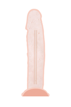 Фаллоимитатор RealStick Silicone Gabriel M, сайлекспан, телесный, 20 см