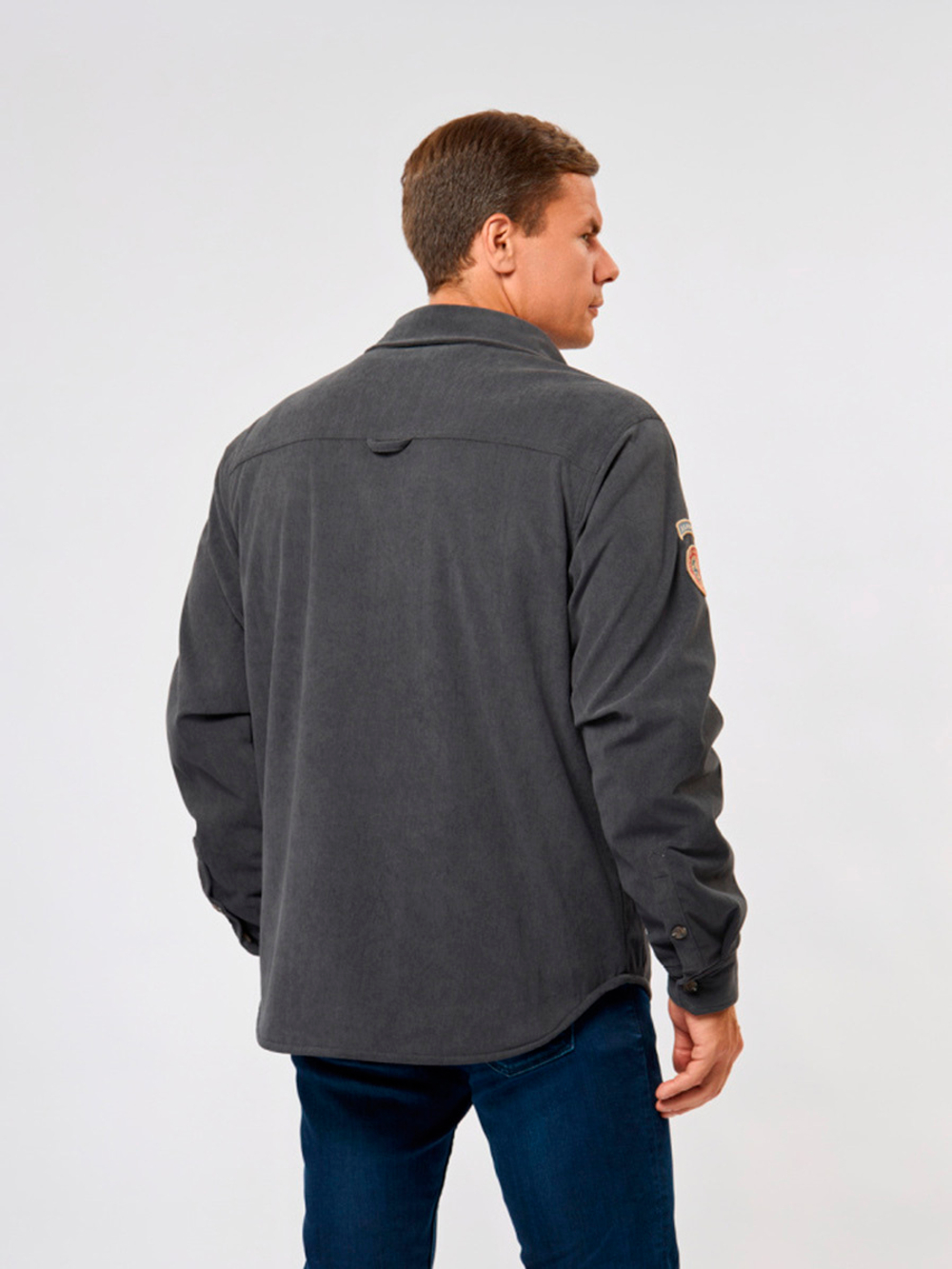 Рубашка вельвет Alaskan с меховой подкладкой, бордо L