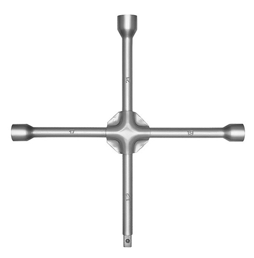 Ключ балонный крест 17х19х21х1/2 усиленный Kraft