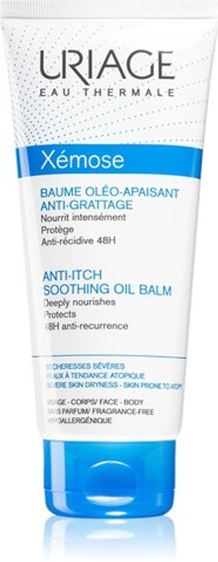 Uriage Xemose Anti-Itch Soothing Oil Balm - успокаивающий лосьон для очень сухой кожи /   200  ml  / GTIN 3661434007347