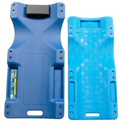 OPT-40130B Лежак ремонтный, подкатной, пластиковый, синий