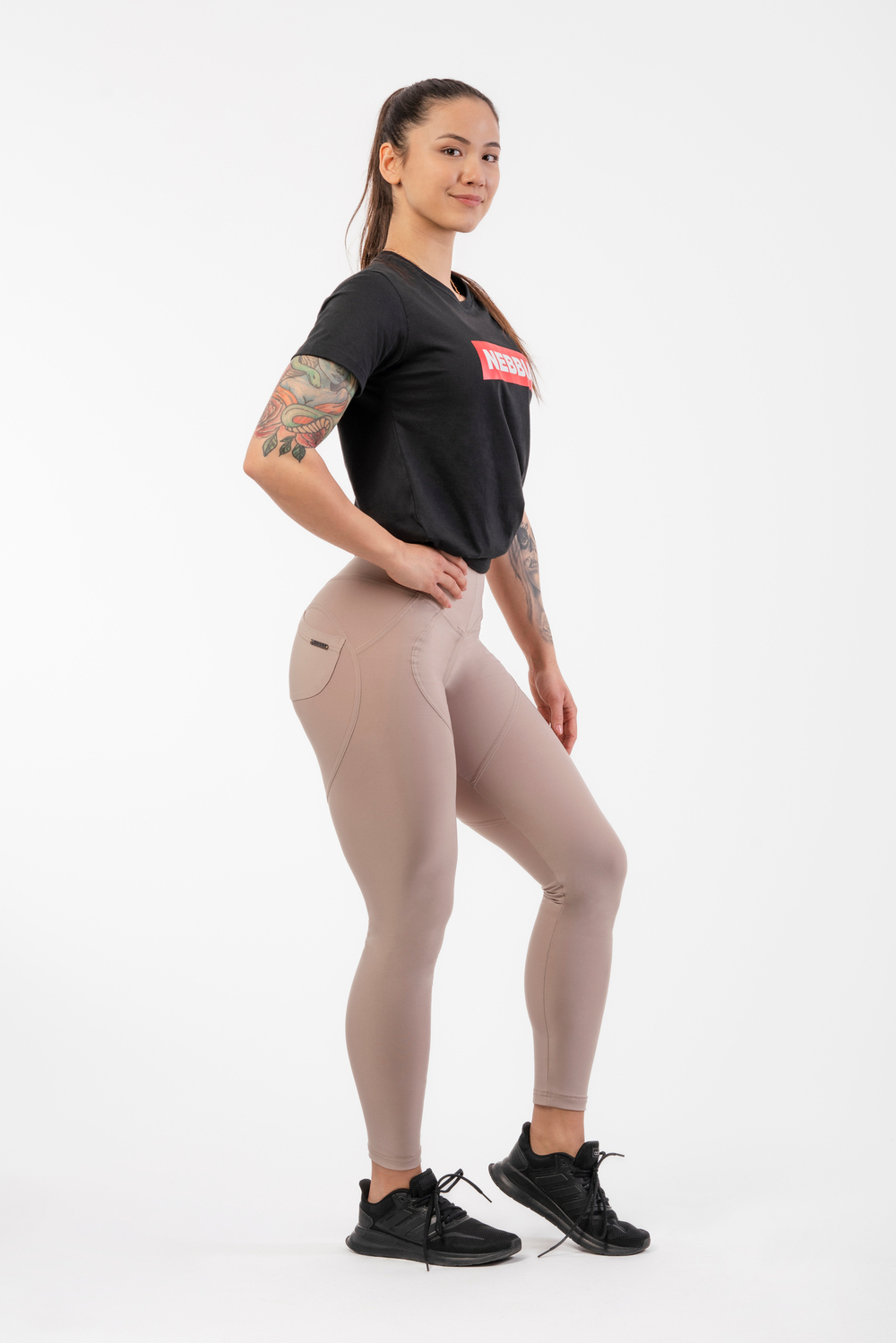 Брюки Bubble Butt Pants 587 Бежевые