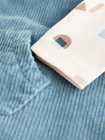 Боди и вельветовый комбинезон в комлекте для малышей Next Q96-667, Голубой