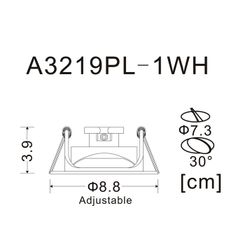 Точечный встраиваемый светильник Arte Lamp
