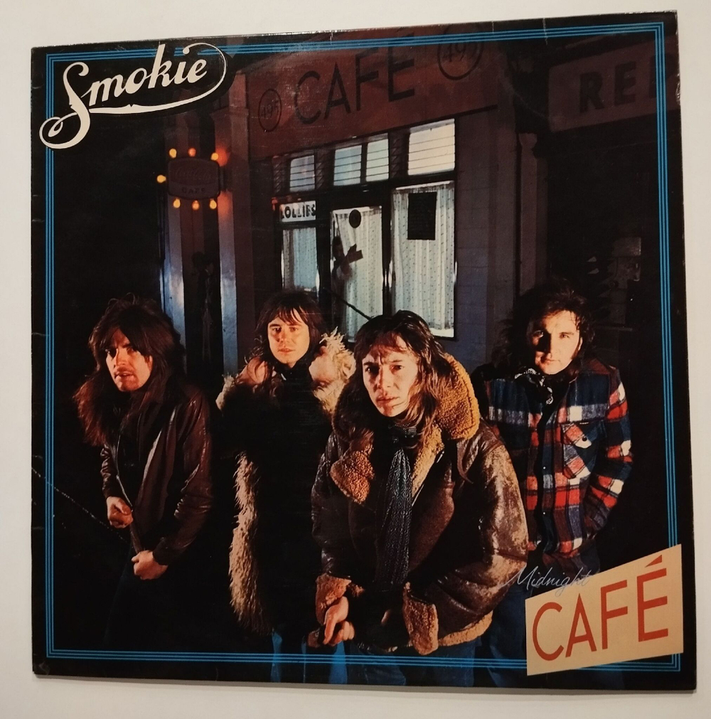 Винтажная виниловая пластинка LP Smokie Midnight Caf (UK 1976)