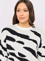 Джемпер из вискозы и хлопка