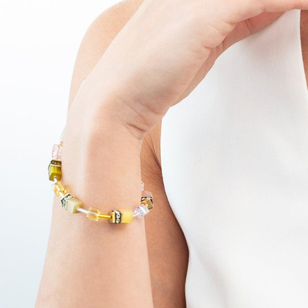 Браслет Coeur de Lion Olive-Yellow 2838/30-0901