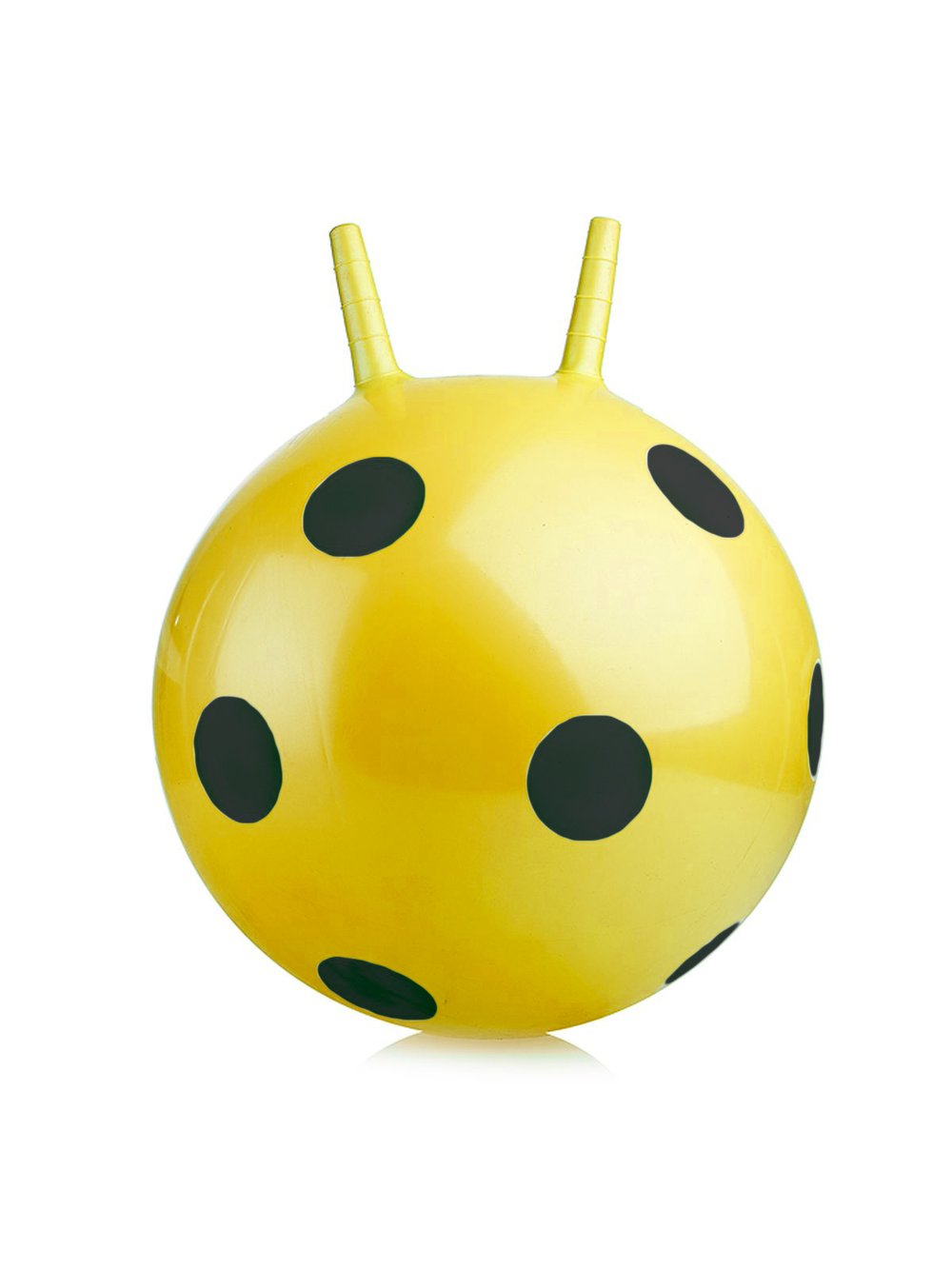 Мяч прыгун с ручкой 45 см желтый/черный (U002485Y-3)