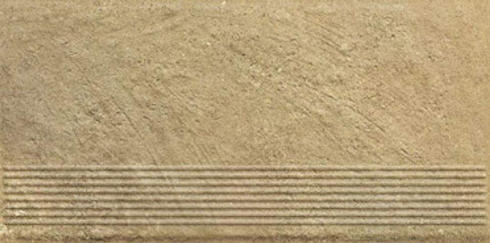 Фронтальная ступень Eremite Beige Stopnica Prosta Struktura Mat