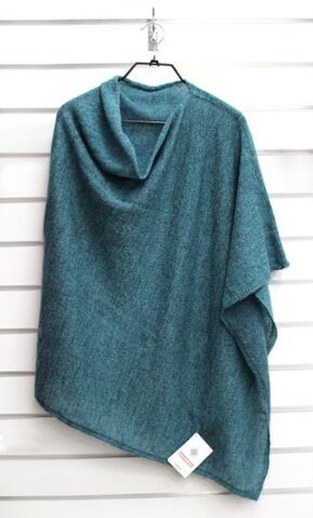 Накидка пуховая Т027-20 бирюзовый