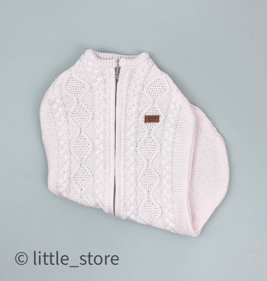 Кокон вязаный "Basic" Нежно-розовый