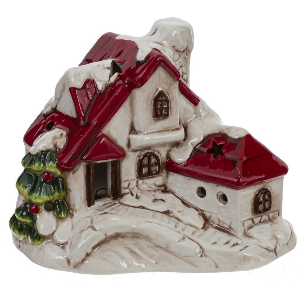 GAEM Фигурка декоративная "Домик" с подсветкой (LR44х2 н/п), L12,5 W8 H9,5 см