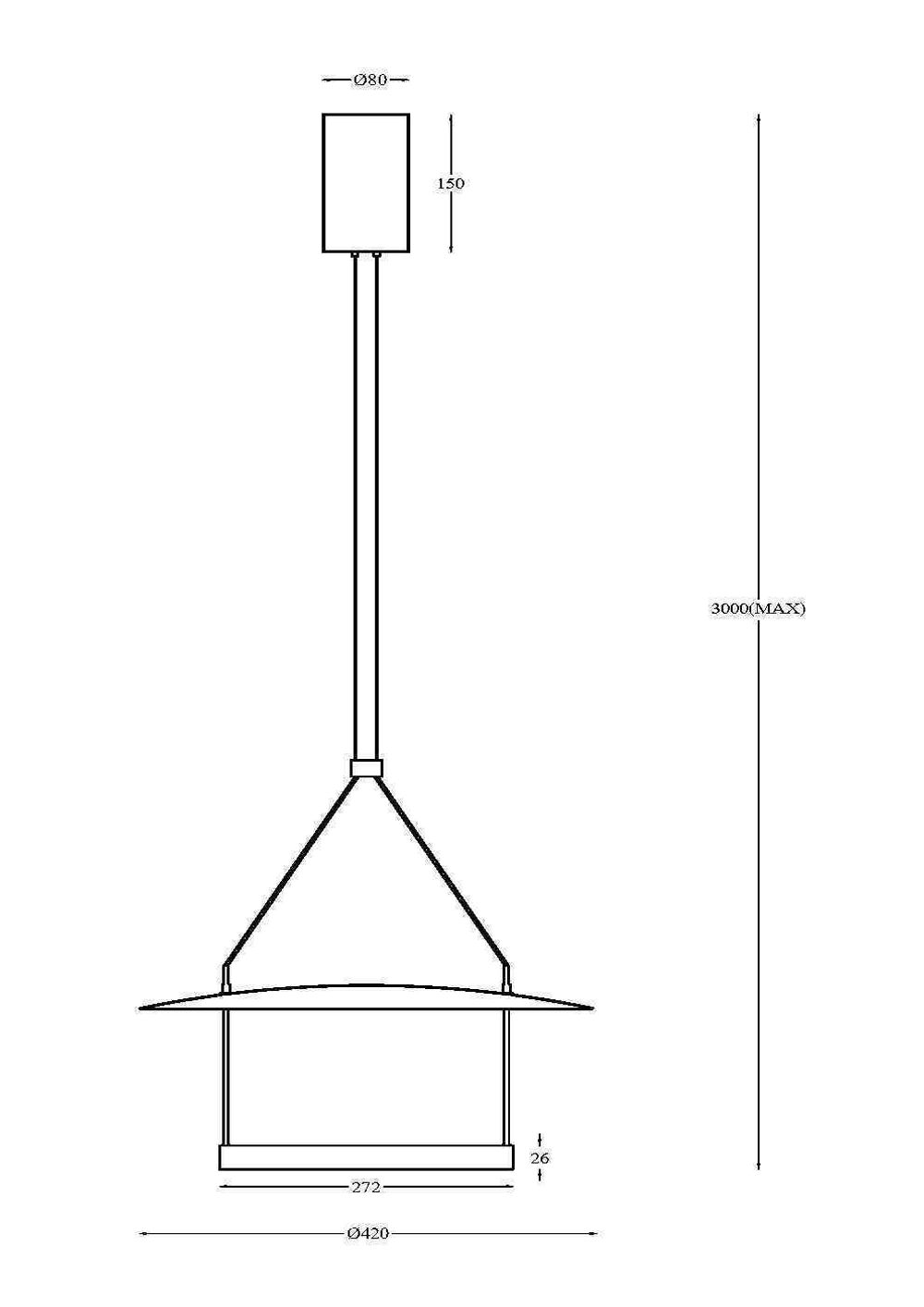Светильник Maytoni Ambience MOD280PL-L23B3K
