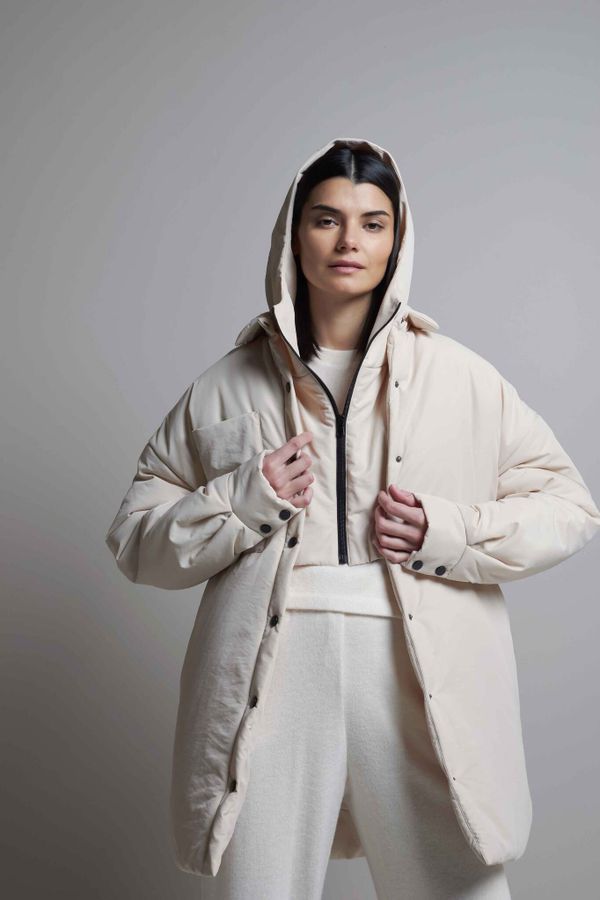 Капюшон-манишка AH001 ванильный - фото 1