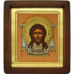 Икона Спаса Нерукотворного в киоте