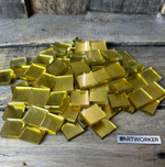 Золотая смальта 22х22 мм (2.5 гр) - 6 мм