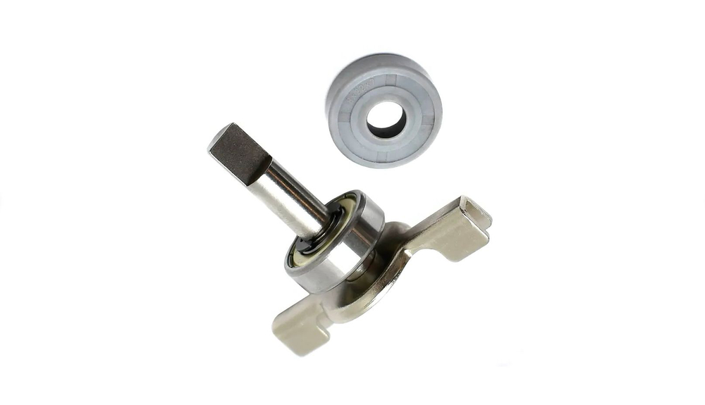 Шток (ось) ножа хлебопечи LG в сборе (D 8mm L 43mm) с подшипником и сальником